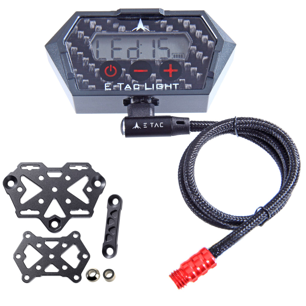 Elvish Tac E-Tac Light 1/4-28 Compound Bow Sight Light 15 Levels Motion-Sensor Auto On/Off Rechargeable