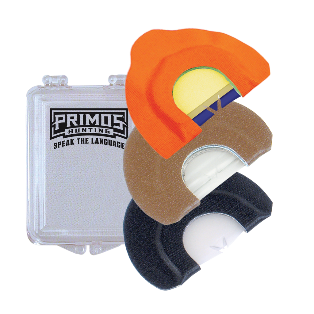 Primos Diamond Select 3 turkey mouth calls with pin box
