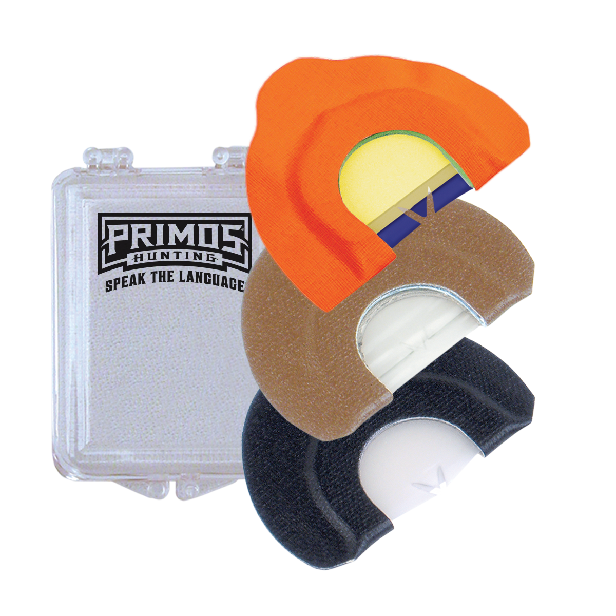 Primos Diamond Select 3 turkey mouth calls with pin box