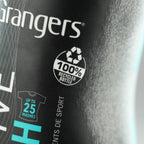Close-up of the Grangers Active Wash bottle showing the 100% recycled bottle mark