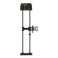TightSpot Lite 5-Arrow Quiver in OD Green, hood, twin carbon rods and arrow gripper, on a plain white background
