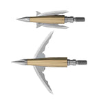 Beast Aluminum Broadhead, 125 grain, 2.3 in cut, on white
