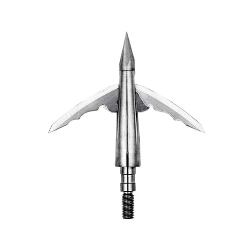 Beast Titanium Broadhead, 125 grain, blades deployed, on white