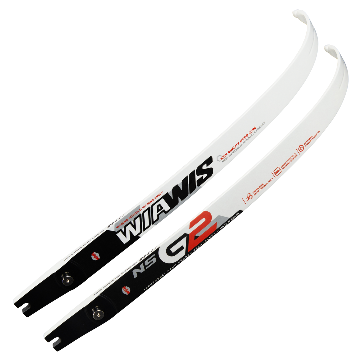 WIAWIS NS-G2 Carbon/Wood ILF Recurve Limbs