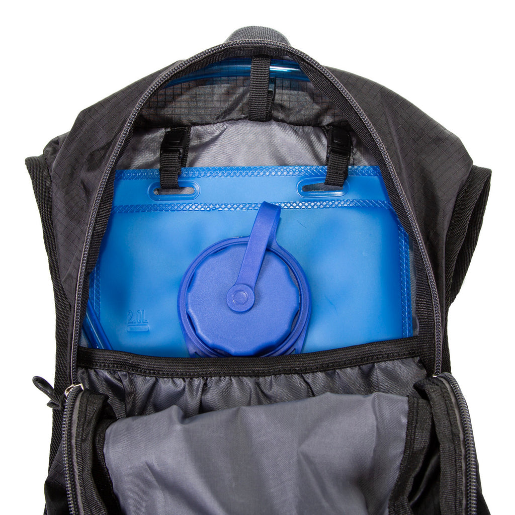 Stansport 12 Liter Day Pack with Hydration Bladder - Black, view 3