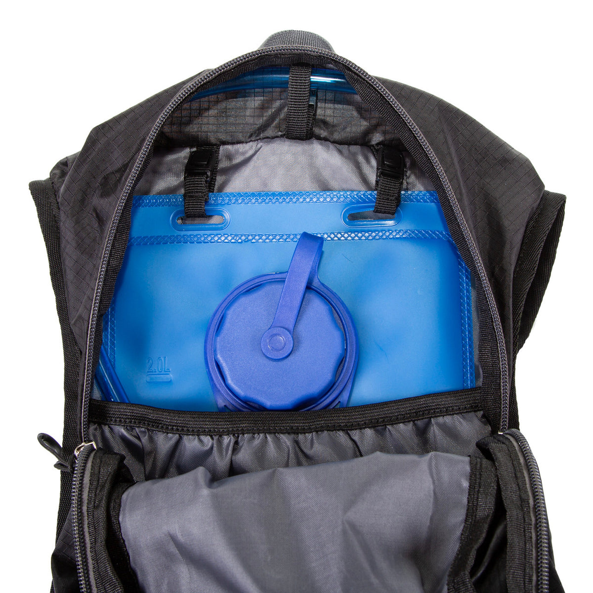 Stansport 12 Liter Day Pack with Hydration Bladder - Black, view 3