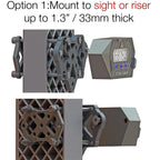 Elvish Tac E-Tac Light 1/4-28 Compound Bow Sight Light 15 Levels Motion-Sensor Auto On/Off Rechargeable
