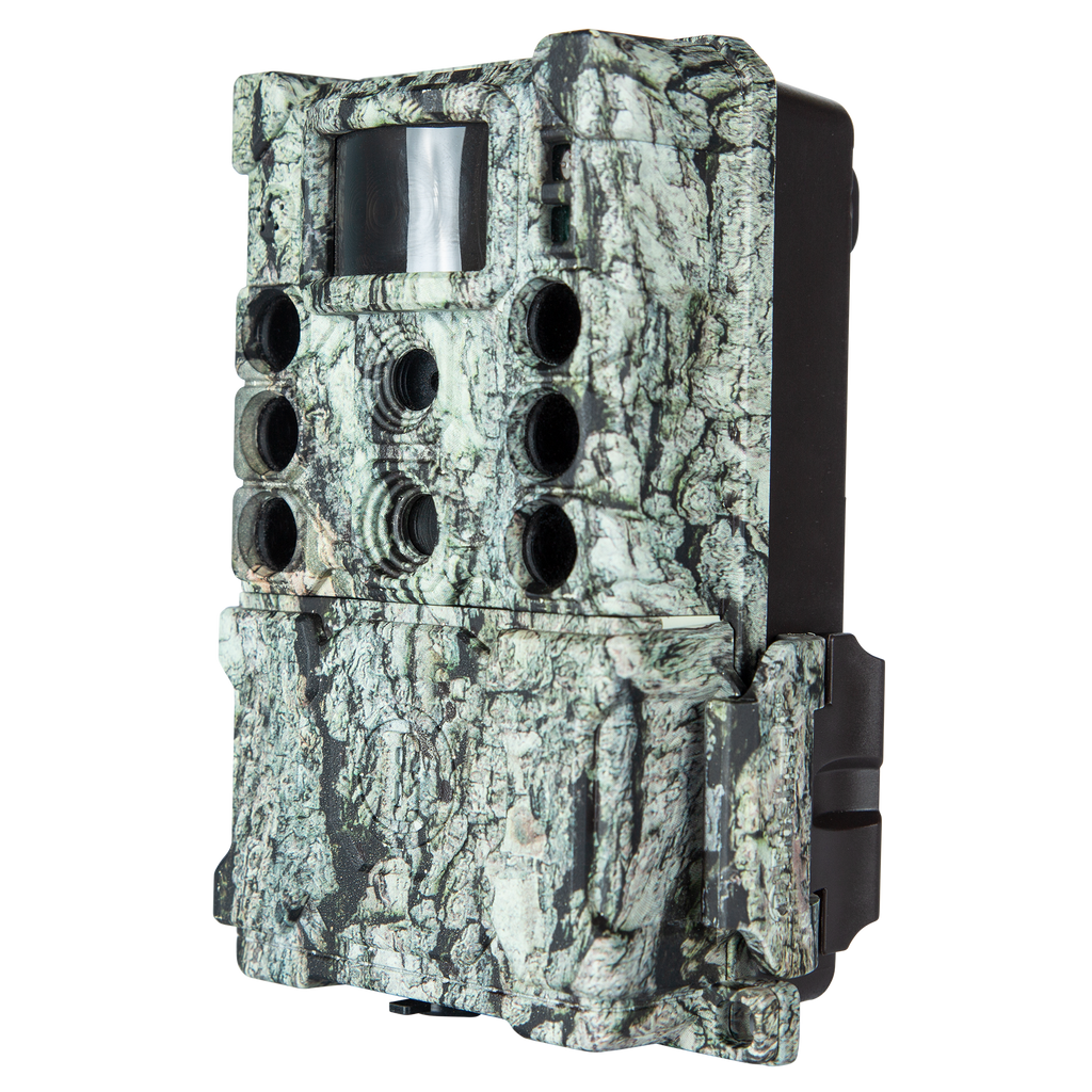 Bushnell CORE DS-4K No Glow trail camera, angled view