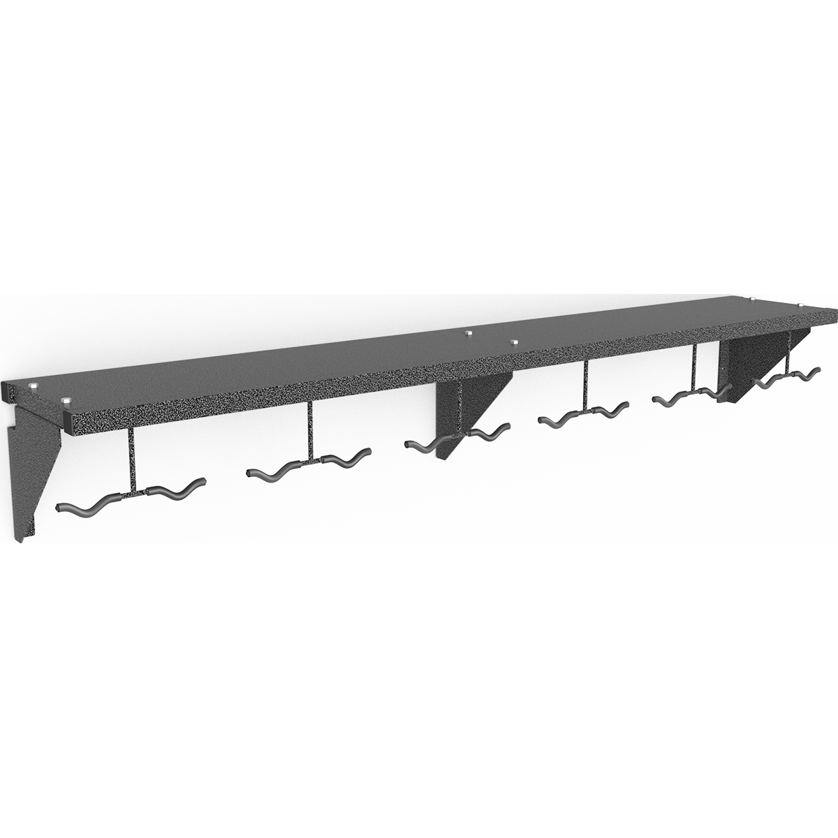 Rinehart 12 Bow Wall Shelf