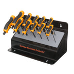 OMP Pro Shop Bench Hex Wrench Set with bench mount base