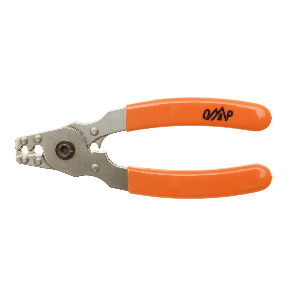 OMP TruCrimp Nocking Pliers, crimp teeth detail