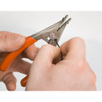 OMP Cinch D Loop Plier setting a D loop
