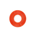 Roll of Bohning Premium Fletching Tape, red double-sided tape on a clear core