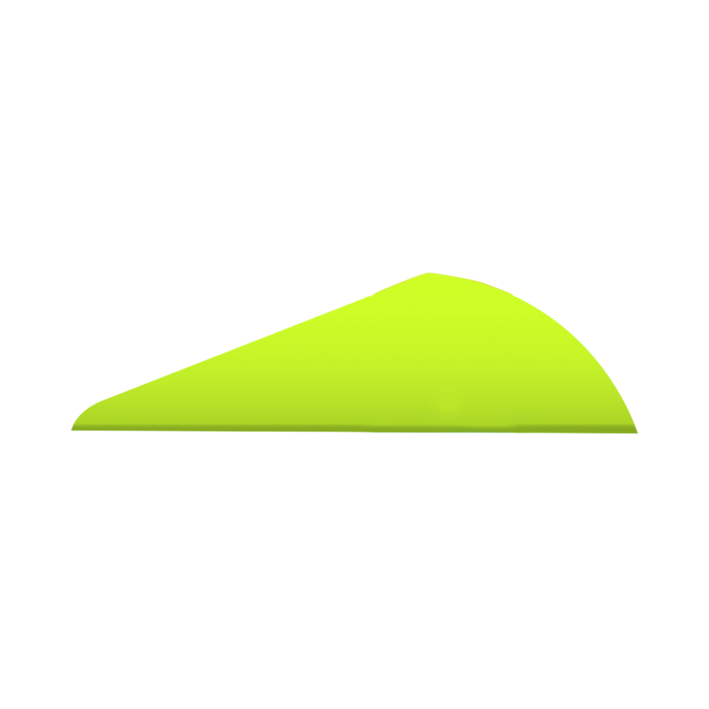Gold Tip 2" Rapt-X Vane, Flo Yellow, 100 pack