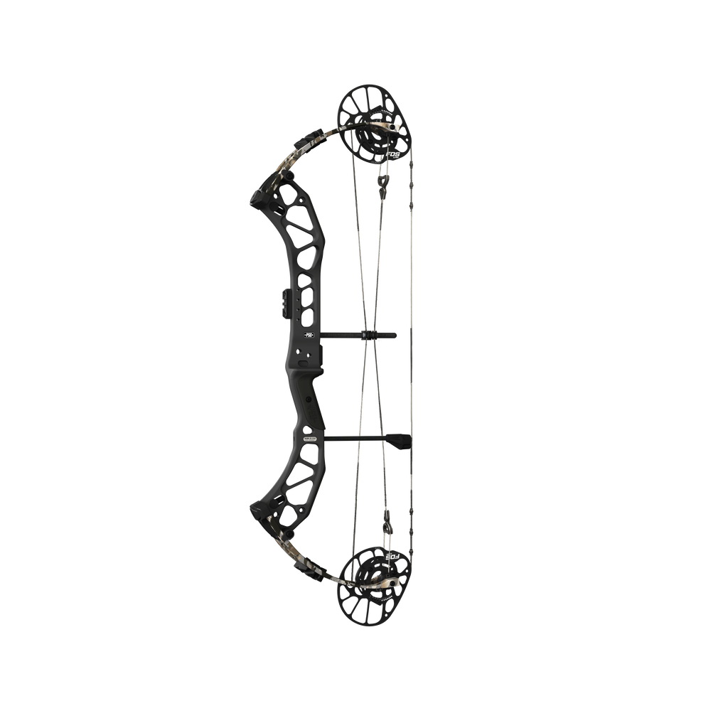 PSE Force DS compound bow, Kryptek Skyfall limbs