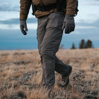 Stone Glacier 206 Pant, Granite Grey, worn in the field