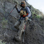 Stone Glacier 206 Pant, worn on a steep sidehill