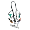 Primos Waterfowler's 3 Call Lanyard with calls attached