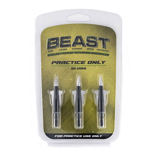 Beast Practice Tips, 100 grain 3-pack