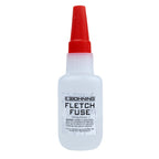 Bohning Fletch Fuse instant glue bottle, 0.5 oz, with red applicator cap