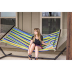 Stansport Antigua Double Polyester Hammock with Stand, view 3