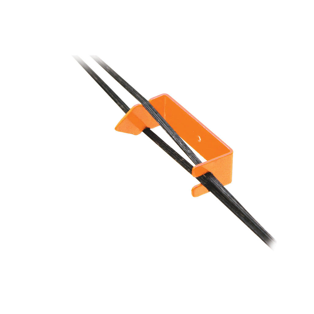 OMP EZ Peeper String Separator on a bowstring
