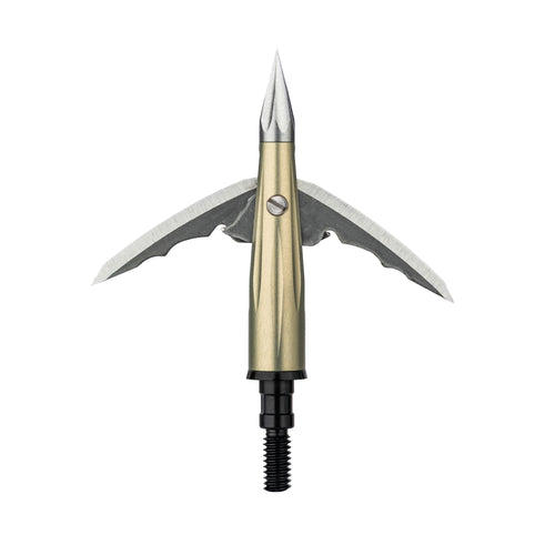 Beast Crossbow Edition Aluminum Broadhead, blades deployed, 100 grain 2.0 in cut