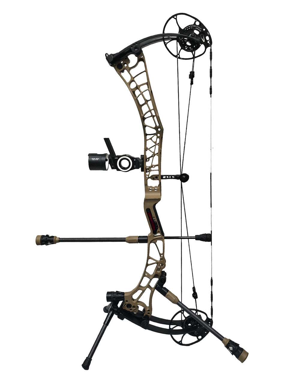 Conquest 3K Carbon Weave Stabilizer, Flat Dark Earth