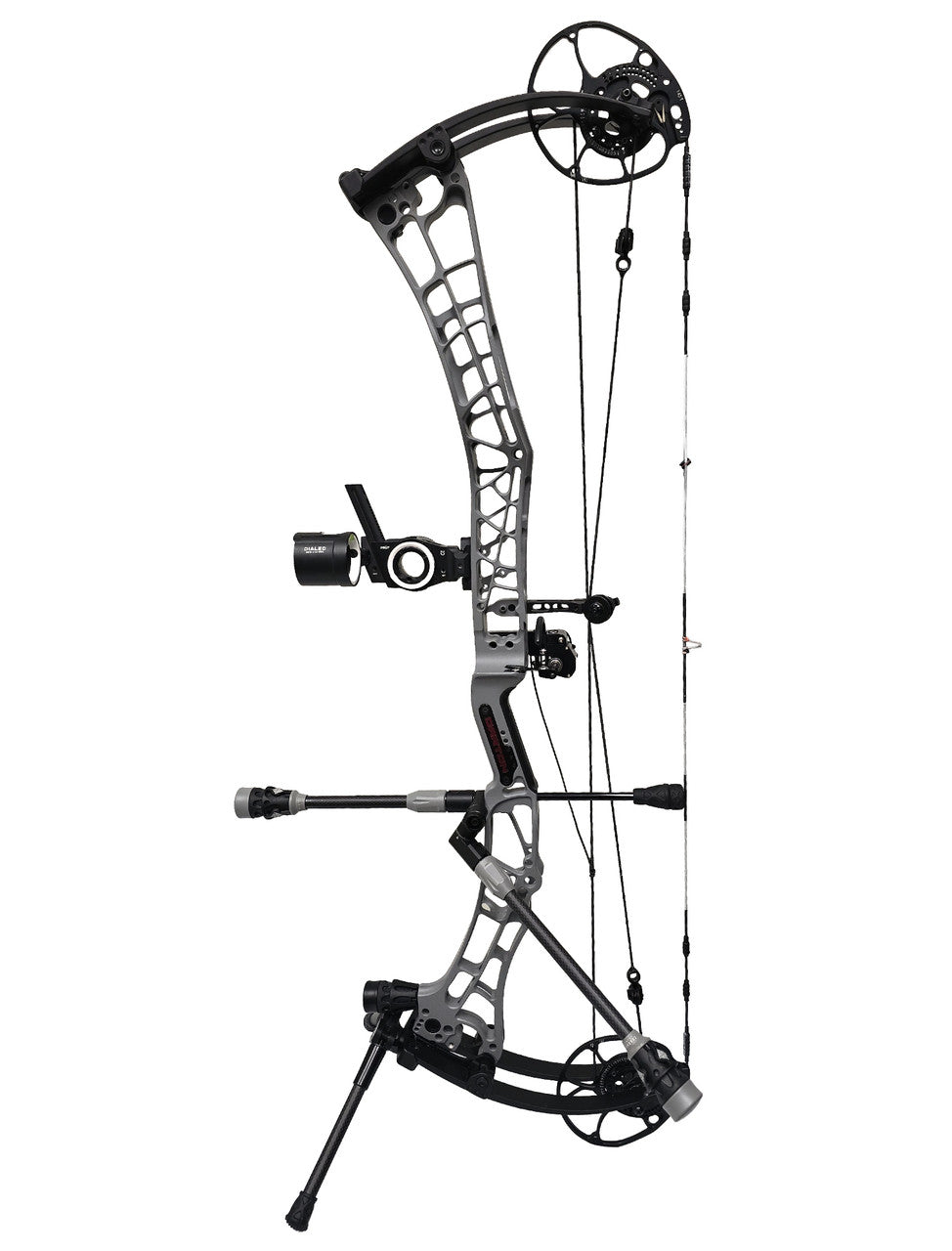 Conquest 3K Carbon Weave Stabilizer, Stone Grey