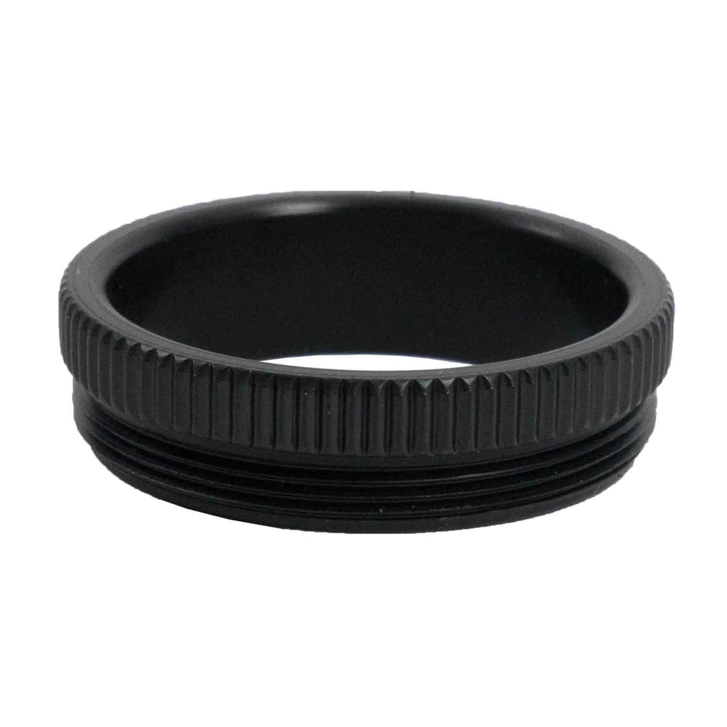 Axcel ArmorTech Lens Retainer, standard retainer ring showing knurled edge and threads