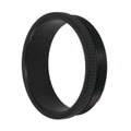 Axcel ArmorTech Lens Retainer, standard black anodized retainer ring, angled view