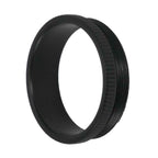 Axcel ArmorTech Lens Retainer, standard black anodized retainer ring, angled view