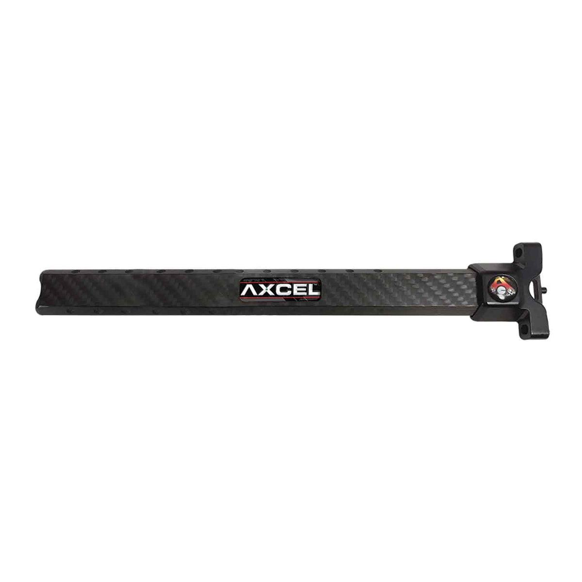 Axcel carbon sight extension bar, black, dovetail bar with bow mount block