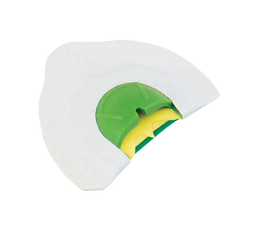 Primos Sonic Dome Triple with Bat Cut turkey mouth call, green and yellow