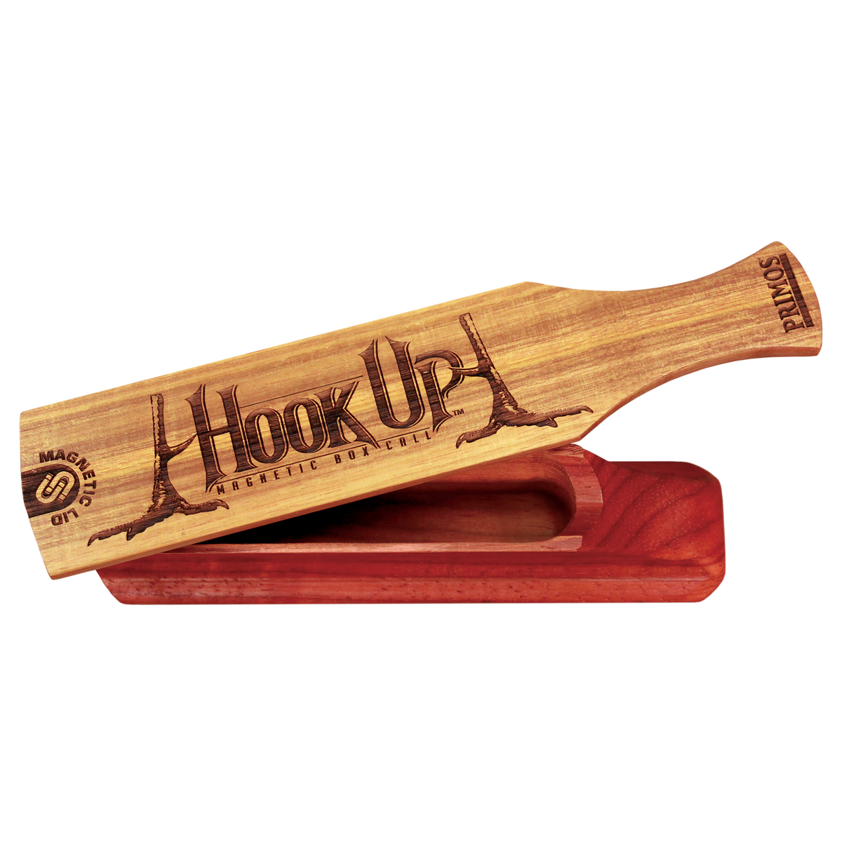 Primos Hook Up Magnetic Turkey Call box call with striker paddle