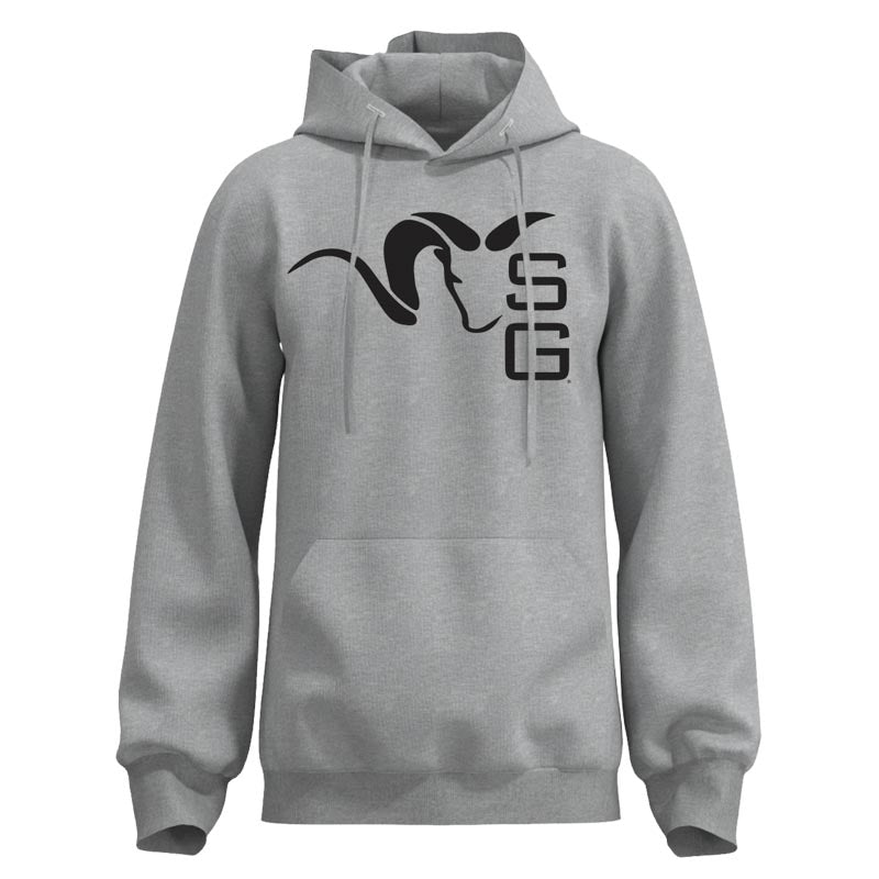 Stone Glacier Ram Hoody, Heather Grey, front