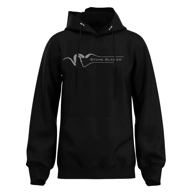 Stone Glacier Classic Hoody, Black, front