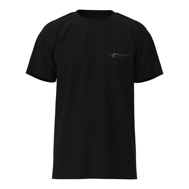 Stone Glacier Stone Stamp T-Shirt, Black, front view