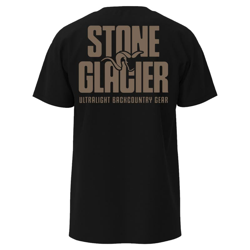 Stone Glacier Stone Bold T-Shirt, Black, back