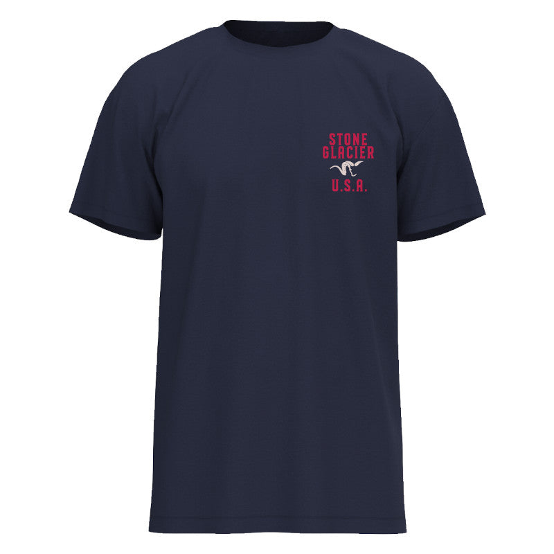 Stone Glacier Patriot T-Shirt, Classic Blue front
