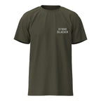 Stone Glacier Basin T-Shirt, Army Green, front