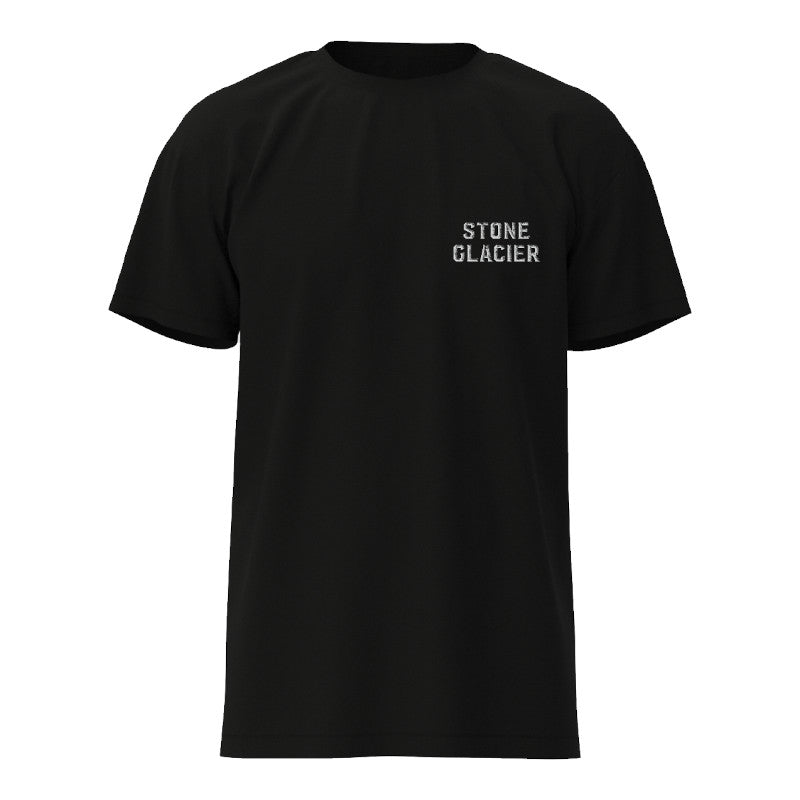 Stone Glacier Basin T-Shirt, Black, front