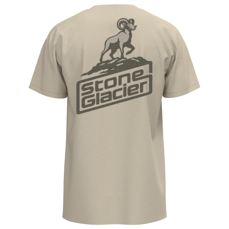 Stone Glacier King Ram T-Shirt, Natural, back