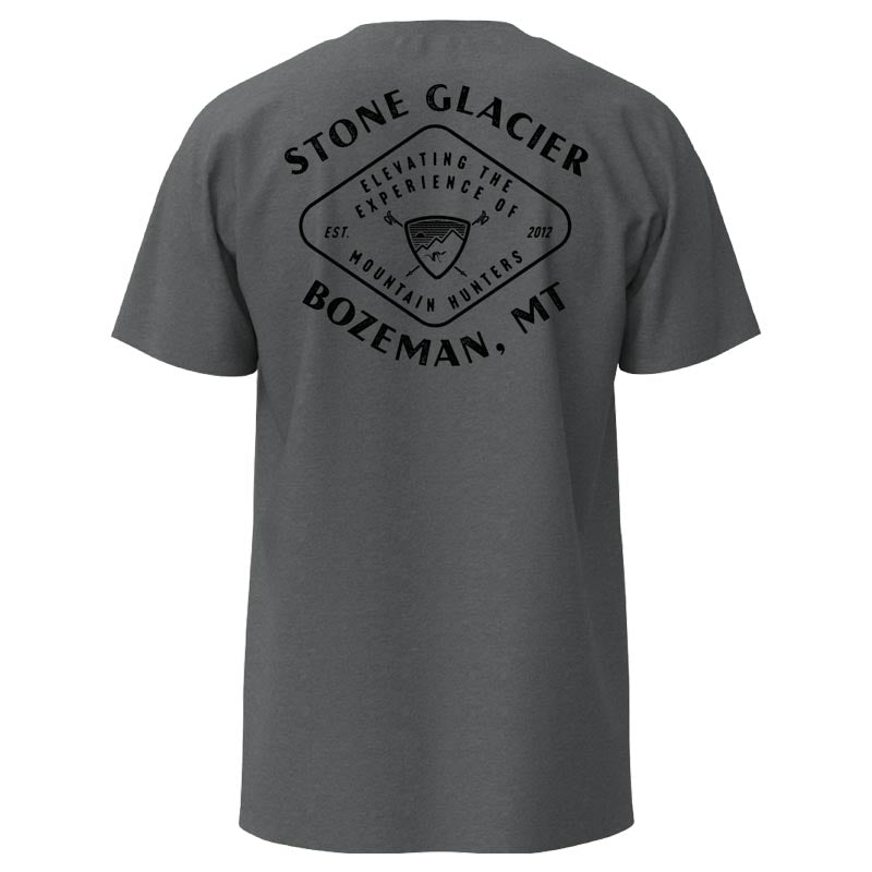 Stone Glacier Crest T-Shirt, Athletic Heather back