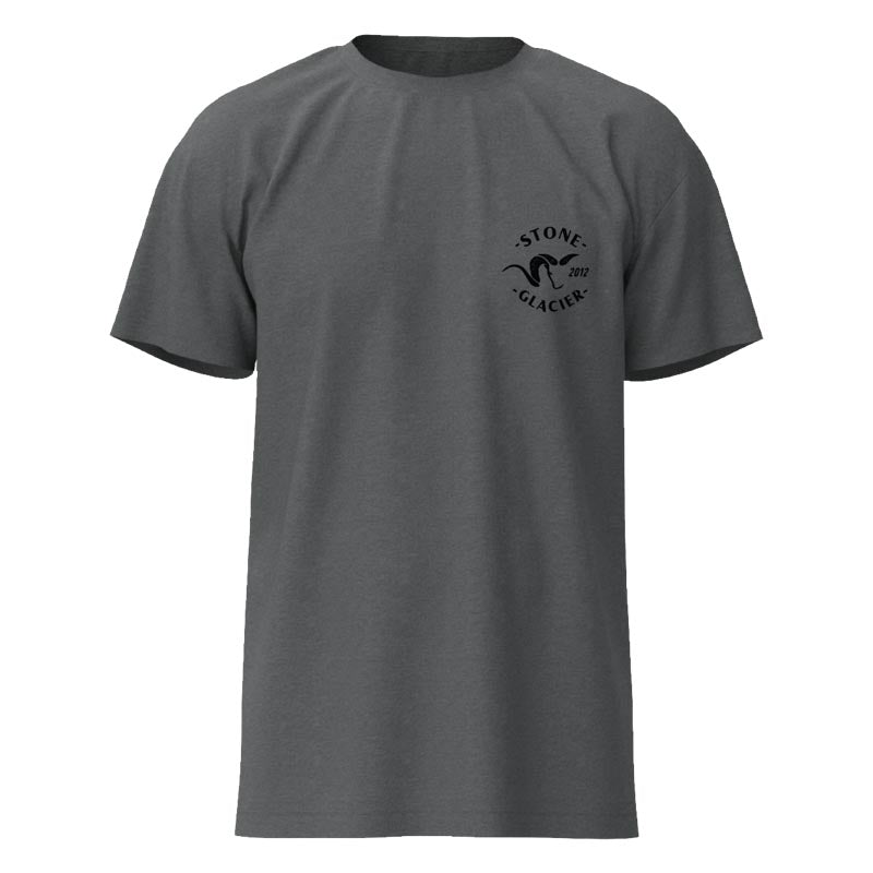 Stone Glacier Crest T-Shirt, Athletic Heather front