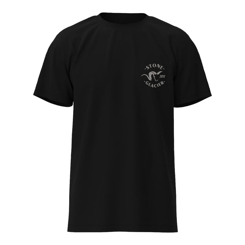 Stone Glacier Crest T-Shirt, Black front