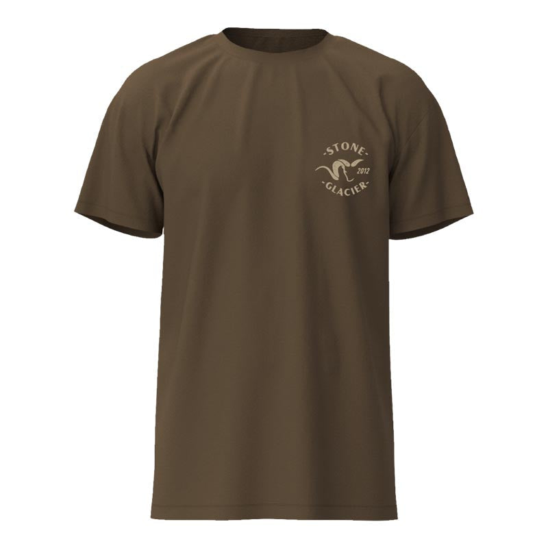 Stone Glacier Crest T-Shirt, Teak front