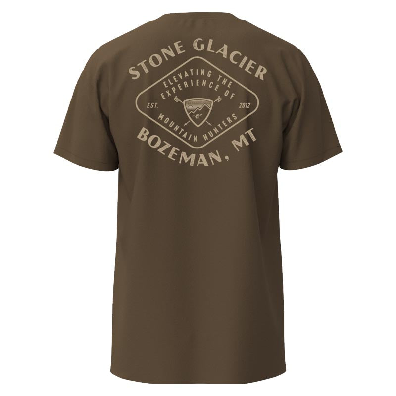Stone Glacier Crest T-Shirt, Teak back