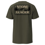 Stone Glacier Ridge T-Shirt, Army Green, back