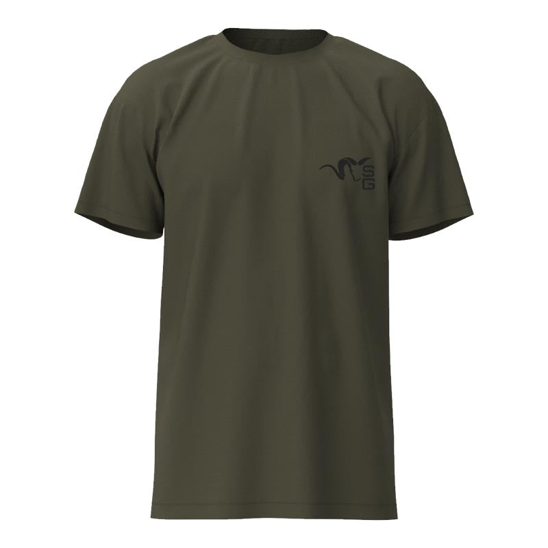 Stone Glacier Ridge T-Shirt, Army Green, front
